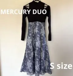 MERCURY DUO ニットドッキングトワルトジュイワンピース