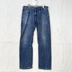 リーバイス【33】青 505 ストレート デニムパンツ ジーンズ カジュアル