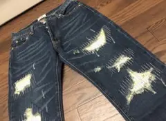 Levi's　501　リーバイス　ダメージジーンズ　サイズ29　リペア加工