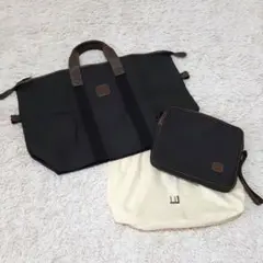 dunhill　ダンヒル　2点セット　ボストンバッグ　セカンドバッグ　保存袋
