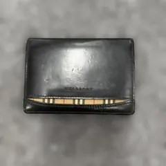 BURBERRY バーバリー 名刺入れ カードケース ノバチェック レザー