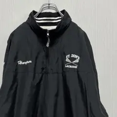 希少 ATLANTIC ラクロス ナイロンジャケット 黒 XL