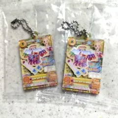 ​【新品2個】アイカツ！大空あかり VIVID KISS Pレア アクキー