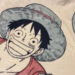 ワンピース　ルフィ 大きなふわふわブランケット