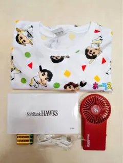 福岡ソフトバンクホークス クレヨンしんちゃん コラボTシャツ ファンセットＬ
