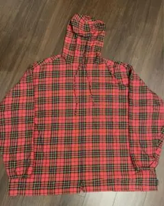 BALENCIAGA フーデッド チェックシャツパーカー 18AW レッド 38 - メルカリ