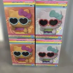 サンリオキャラクターズ おおきなSOFVIMATES ハローキティ4体セット