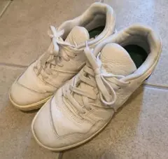 ニューバランス　スニーカー　BB550 PWT 24cm　白　本皮