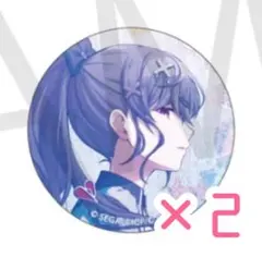 プロセカ 朝比奈まふゆ グリッター缶バッジ 26c