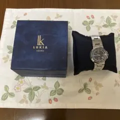 SEIKO LUKIA ダークブルー レディース腕時計