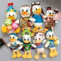 ディズニードナルドぬいぐるみバッチセット