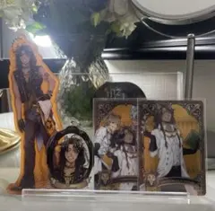 み*様 【ツイステ】レオナ・キングスカラー アクリルキーホルダー＆カード セット