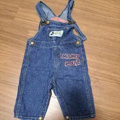 ミッキーマウス デニムオーバーオール 90cm