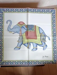 Jim Thompson ジムトンプソン タイシルク　スカーフ 象のデザイン