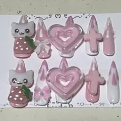 ❤︎ 量産型ネイルチップ現品❤︎