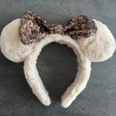 ディズニー　ミニー　ファーカチューシャ