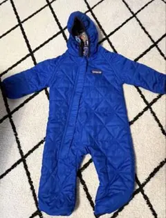 Patagonia ベビー用キルトカバーオール ブルーのサムネイル