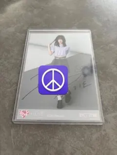 イコラブ　野口衣織　個別ポロシャツ　生写真　直筆　ヒキ