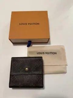 【中古】LOUIS VUITTON モノグラム 三つ折り財布