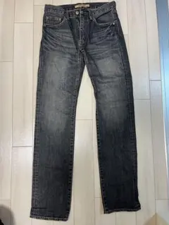 ダークグレー ストレートデニム 70cm