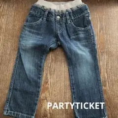 日本製 PARTY TICKETデニムジーンズ100サイズ　着用回数少ない