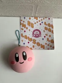 未使用】星のカービィ 25周年 ローソン限定 カービィまんスクイーズ マスコット