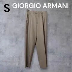 GIORGIOARMANI ベージュ S 長ズボン スラックス オフィス モードのサムネイル