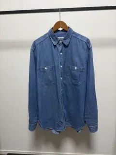 UNITED ARROWS デニムシャツ 長袖 ブルーのサムネイル