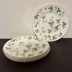ウェッジウッド　ワイルドストロベリー　デザートプレート 20.5cm