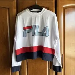 FILA ロゴ入り 長袖　スウェット M