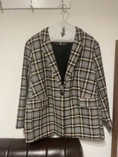 H&M チェック柄ジャケット