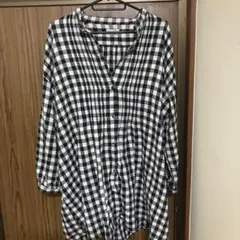 サマンサモスモス チェック 長袖 チュニック