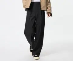 UNIQLO タックワイドパンツ ブラック XL