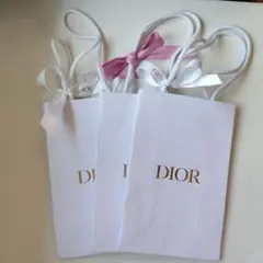 Dior ショッパー リボン付　3点セット