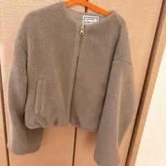 ジップアップ ボアジャケット