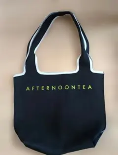 AFTERNOON TEA ブラック トートバッグ