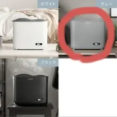 AND DECO スチーム式加湿器 3L 本体　lck02 グレーのサムネイル