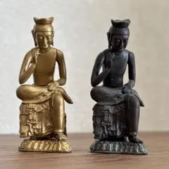 和の心　仏像コレクション　弥勒菩薩半跏像　金色&ノーマル　エポック　ガチャガチャ