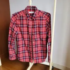 日本製 女性用36 UNITED ARROWS チェック柄 長袖シャツのサムネイル