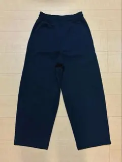 ユニクロC スウェットワイドパンツ ブラックxs