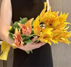 特別価格♡ナチュラルクラッチブーケ♡造花ブーケ♡ウエディングブーケ、チューリップ
