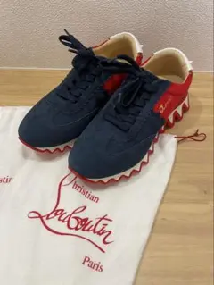 美品⭐️クリスチャンルブタン ルビシャーク レザー スエード メンズ 