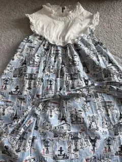 PETIT BATEAU ノースリーブワンピース 8ans/128cmのサムネイル