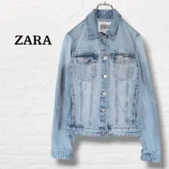 ザラ ZARA trf☆デニムジャケット Gジャン【S～M相当】