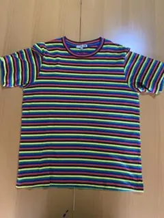 ユニクロ　JW ANDERSON ストライプ Tシャツ Lサイズ