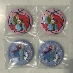 ディズニー 刺繍缶バッチ （バラ売り可）