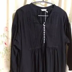 再々値下げしました。スタジオクリップ　黒コットン未使用ワンピース