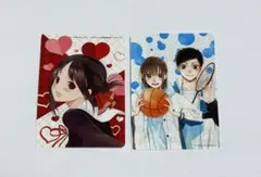 ナツコミ　特製ダブルステッカー　2枚セット　かぐや様は告らせたい　アオのハコ