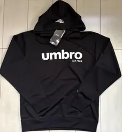 新品　 Sサイズ　umbro アンブロ　裏毛パーカー　黒