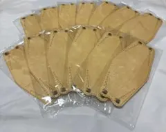 子供用・立体マスク・不織布マスク(ベージュ)13枚セット